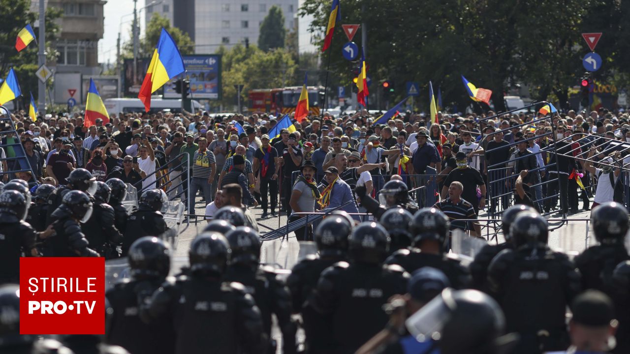 Bilanțul oficial după protestul din Piața Victoriei: 3 dosare penale și amenzi de 46.000 de lei